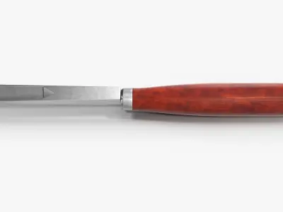 V Chisel 90deg Low-poly 3D model