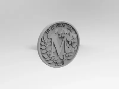 moneda medellin  3D print model