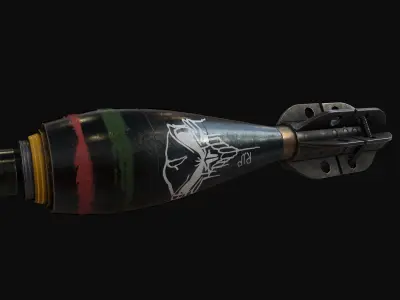 Gameready Atom Bomb Free low-poly 3D model