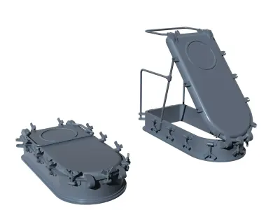 deck hatch 3D print model