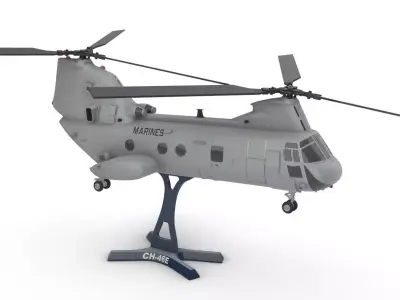 CH-46E Sea Knight 3D print model