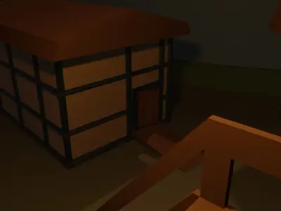 Medieval castle Free low-poly 3D model purchase