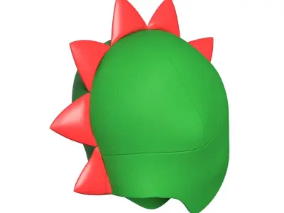 Kids Dragon Beanie 3D model