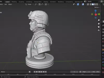 Navy SEAL Chess Piece 3D print model