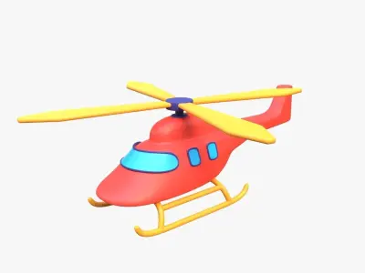 Helicopter 3D model from CGTrader