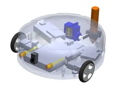 Turtle Line Robot  3D model