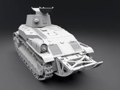 Type 89 I Go Scale model 3D print model