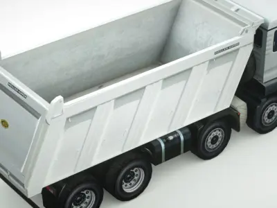 Generic Dumper truck Low-poly 3D model