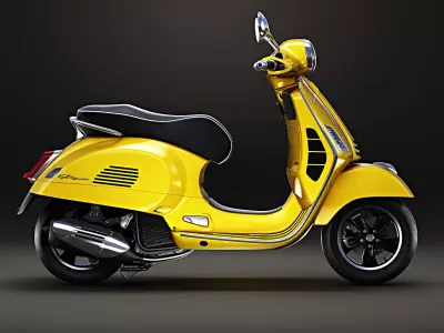 2020 Vespa GTS Super HPE 3D model