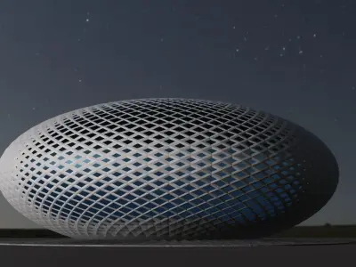 Building in concept 3D model