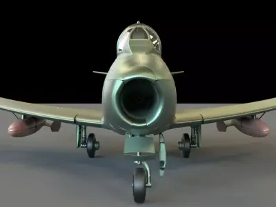 Pakistan Cyber Jet Low-poly 3D model