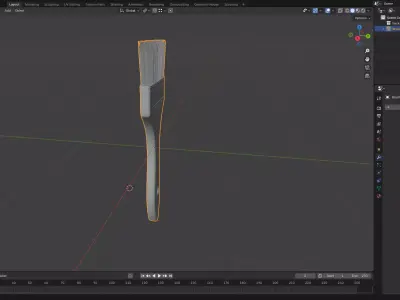 Paint Brush 3D model buy