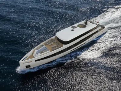 Mega Yacht 50 M 3D model