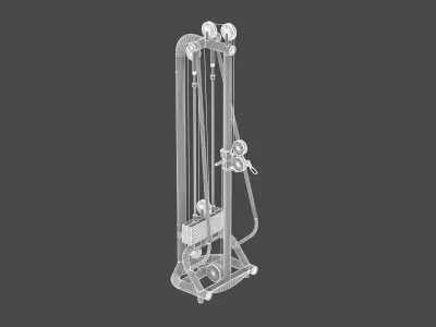 Technogym Cable Stations Ercolina Rehab 3D model