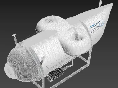 OceanGate Titan Submersible Low-poly 3D model