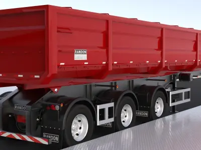 Trailer Randon Linha R 2011 - Tipper 3D model