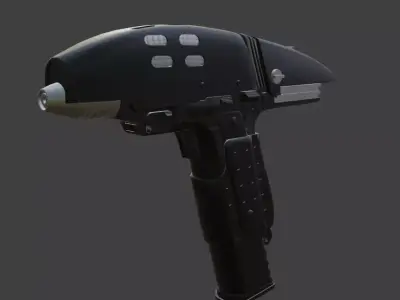Star Trek Assualt Phaser Low-poly 3D model