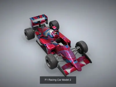 F1 Racing Cars Bundle 3D Model Pack
