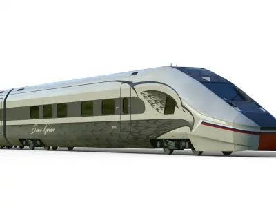 VSM high-speed railway 3D model