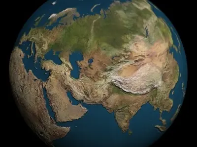 Earth Globe 3D model