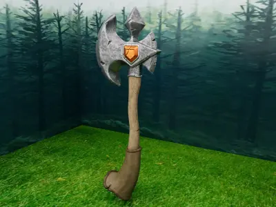 Hatchet Hearstone Free 3D model