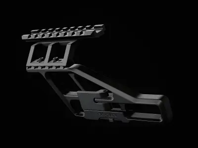AK - Mount - Rs Low-poly 3D model