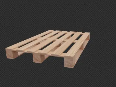 Free simple pallet blend Free 3D model