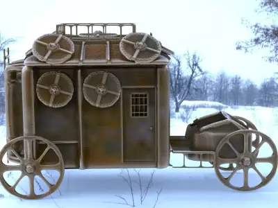 Stage Coach Armored 3D model