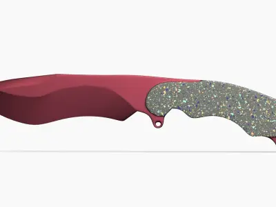 Knife 3D model 16