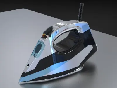 Steam Iron 3D model Kingfly KY-269 3D model