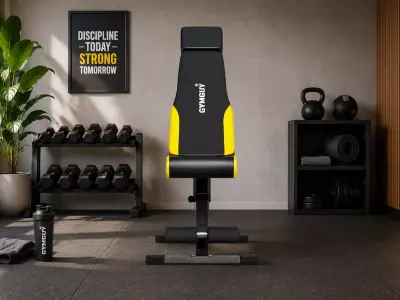 Adjustable Workout Bench Equipment 3D model