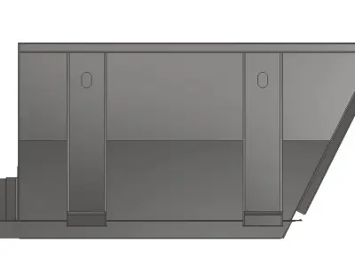 Loading hopper 3D model