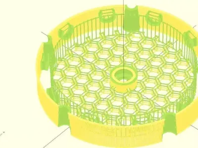 Magnetic Planetary Gear Free 3D print model