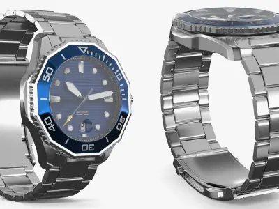  Professional Diving Watch Blue 