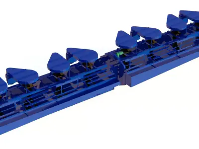 flotation machine 3D Model 3D model