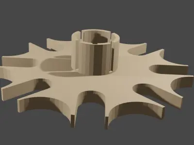 Geneva Wheel 3D model