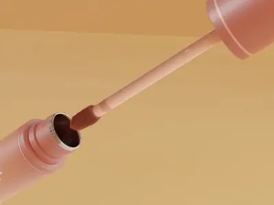 Lipstick Models 3D Beauty Cosmetic Low-poly 3D model