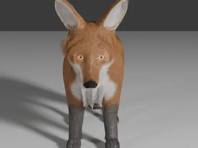 fax 3d Low-poly 3D model