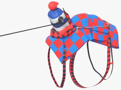  Racing Camel Gear with Patterned Straps 