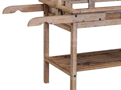 Pine Trolley Primeurs 3D model