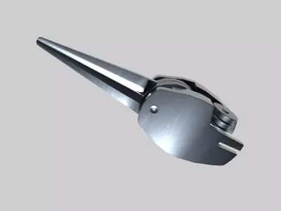 Potts tips Scissors Low-poly 3D model