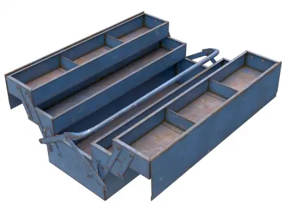 Toolbox Low-poly 3D model order