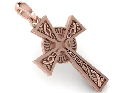 CROSS PENDANT CR208 3D print model