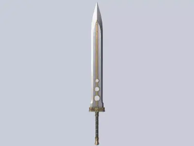 Greatsword Low-poly 3D model