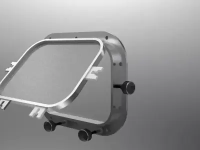 PORTHOLE metal frame for camera 3D model