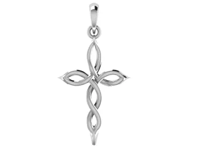 CROSS PENDANT CR184 3D print model