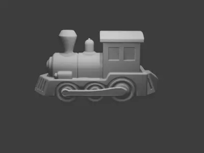 3D Printable Toy Train Figure 3D print model