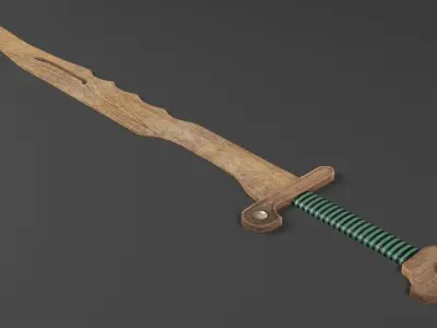 Sword-03 Low-poly 3D model