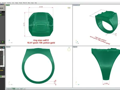 Ring 1095 3D print model