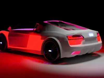 Audi r8 Free 3D model order